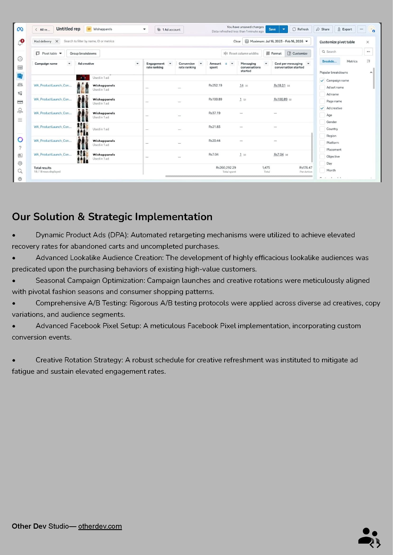 Ads Portfolio & Creative Design