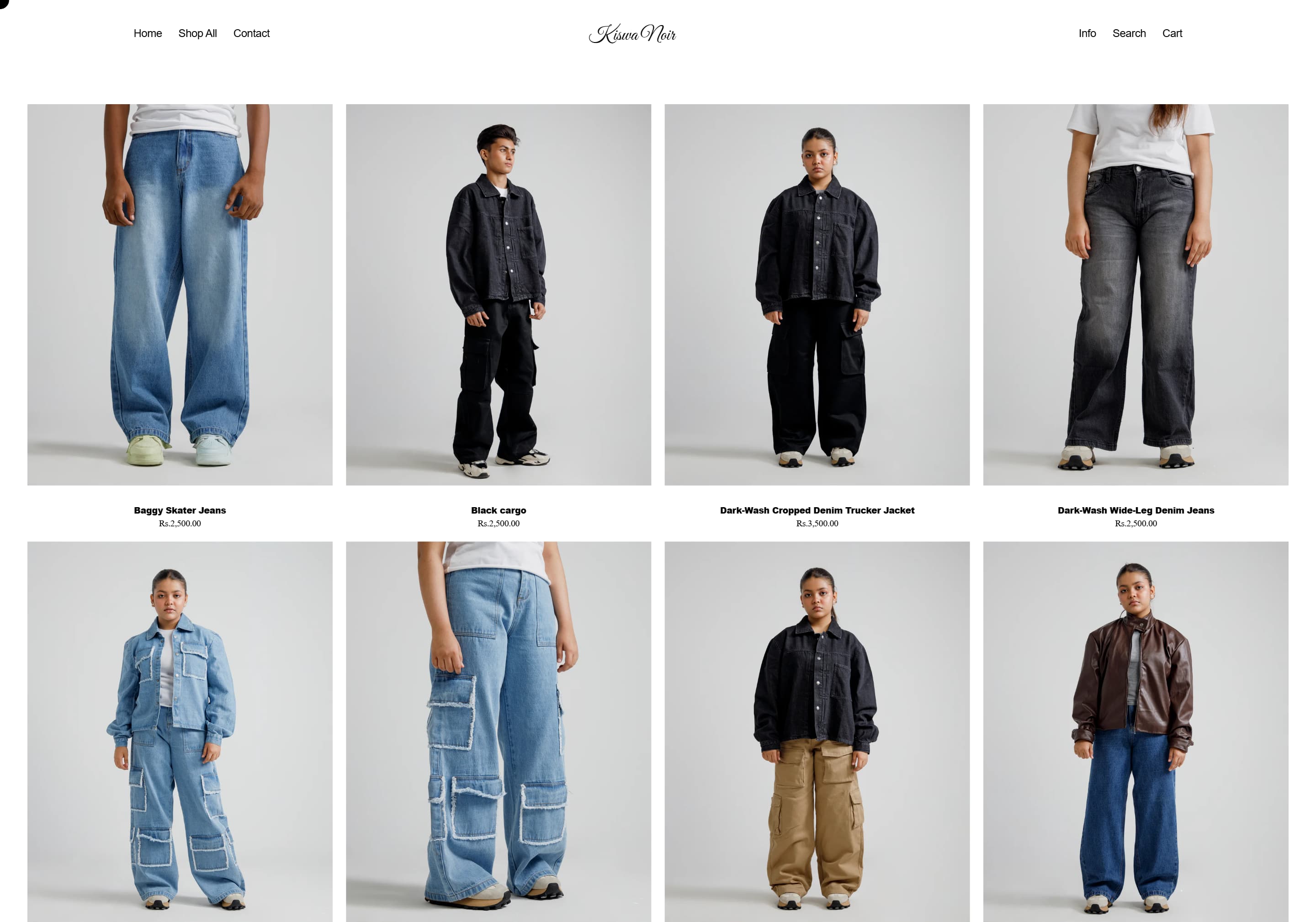 Branding & website development for Kiswa Noire