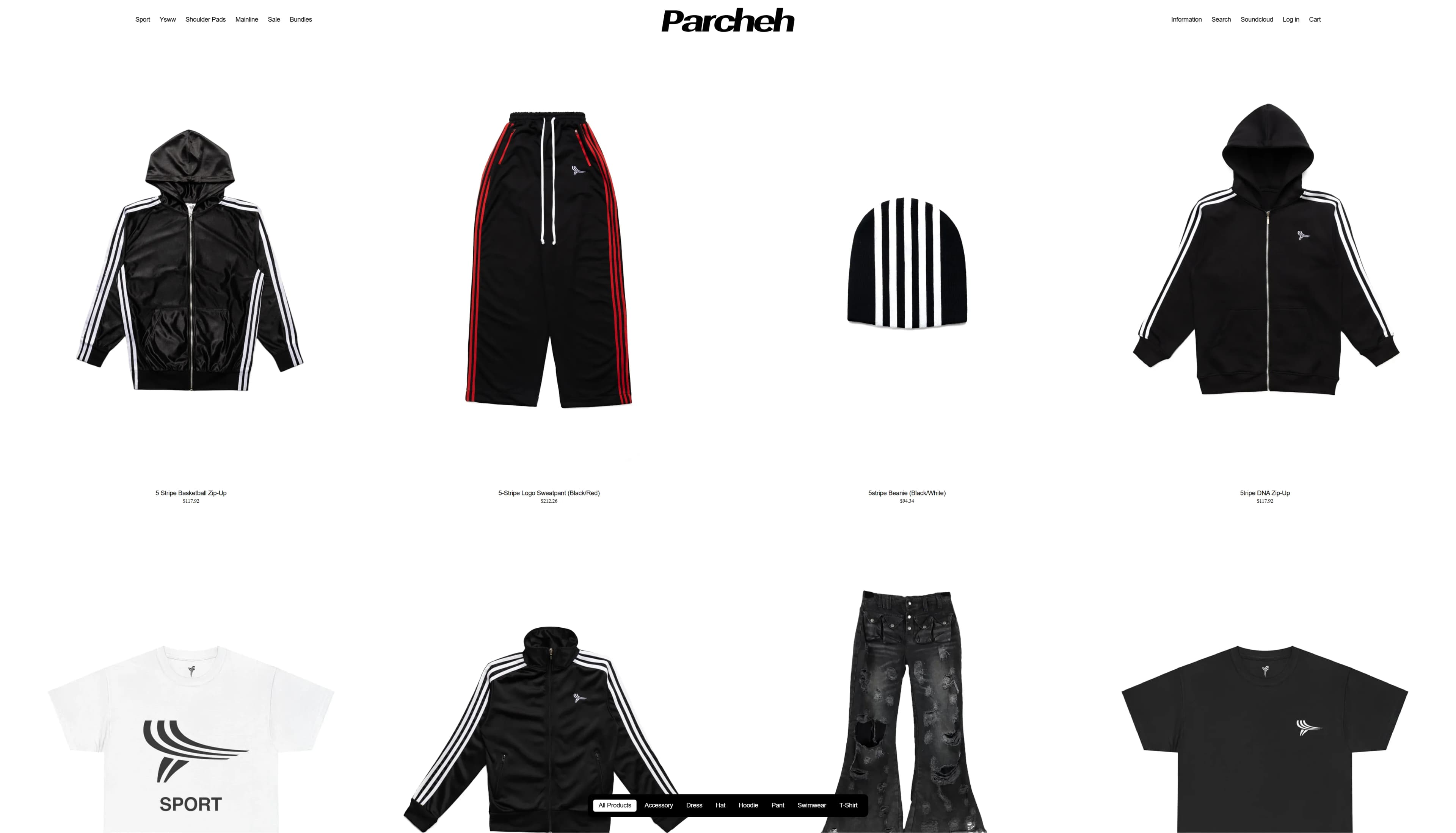 Branding & website development for Parcheh81