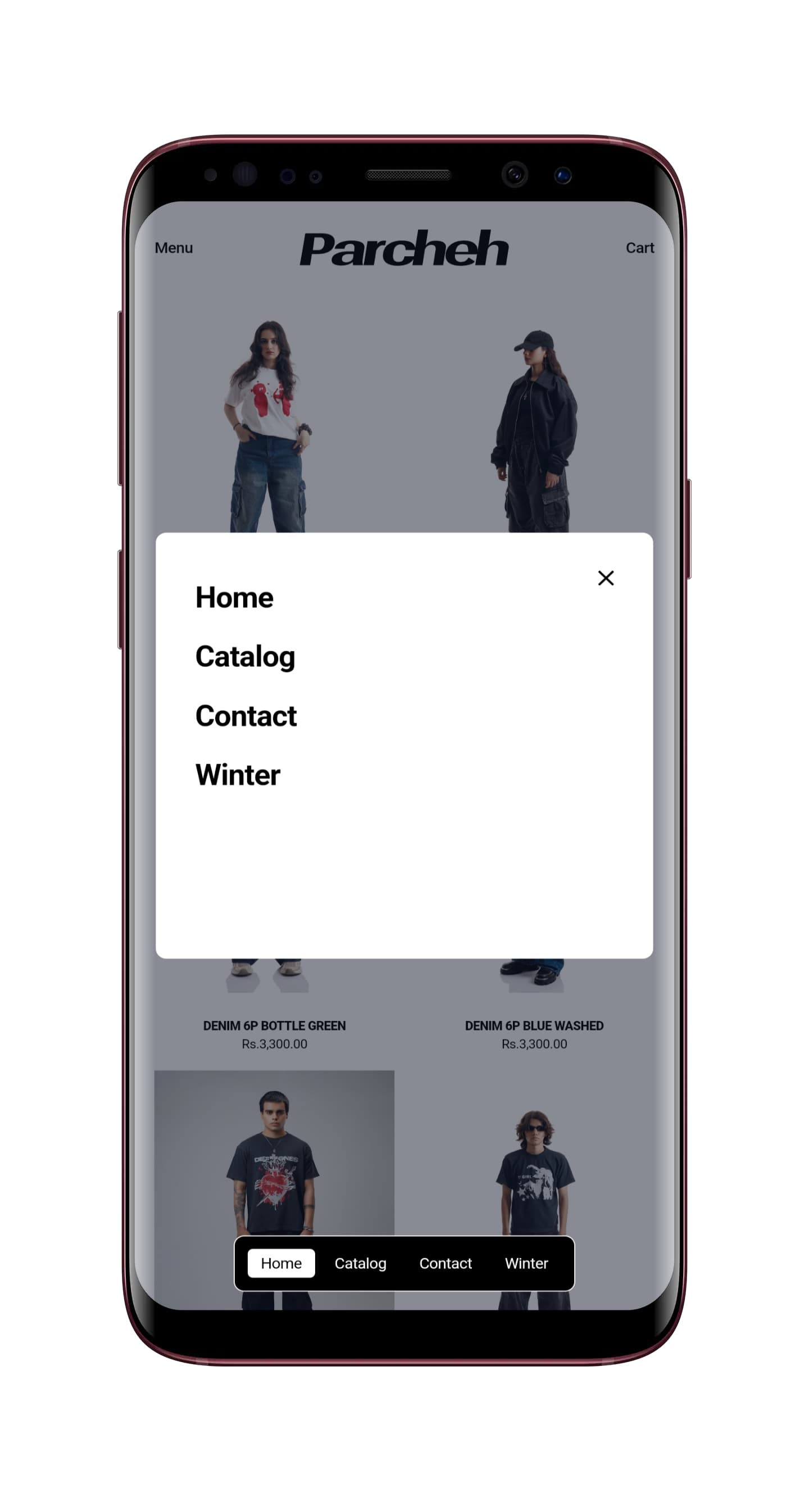 Branding & website development for Parcheh81